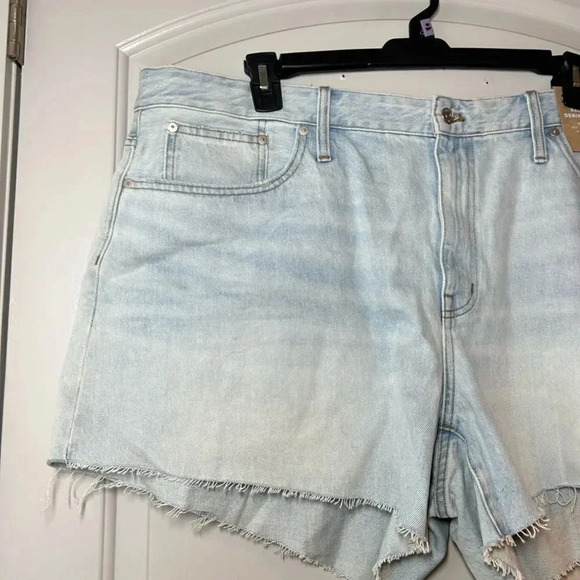 Madewell Plus Relaxed Denim Shorts in Essen Wash NWT - Picture 7 of 15